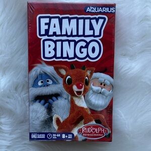 🆕Rudolph the Red Nosed Reindeer Family Bingo Game Family Game Night